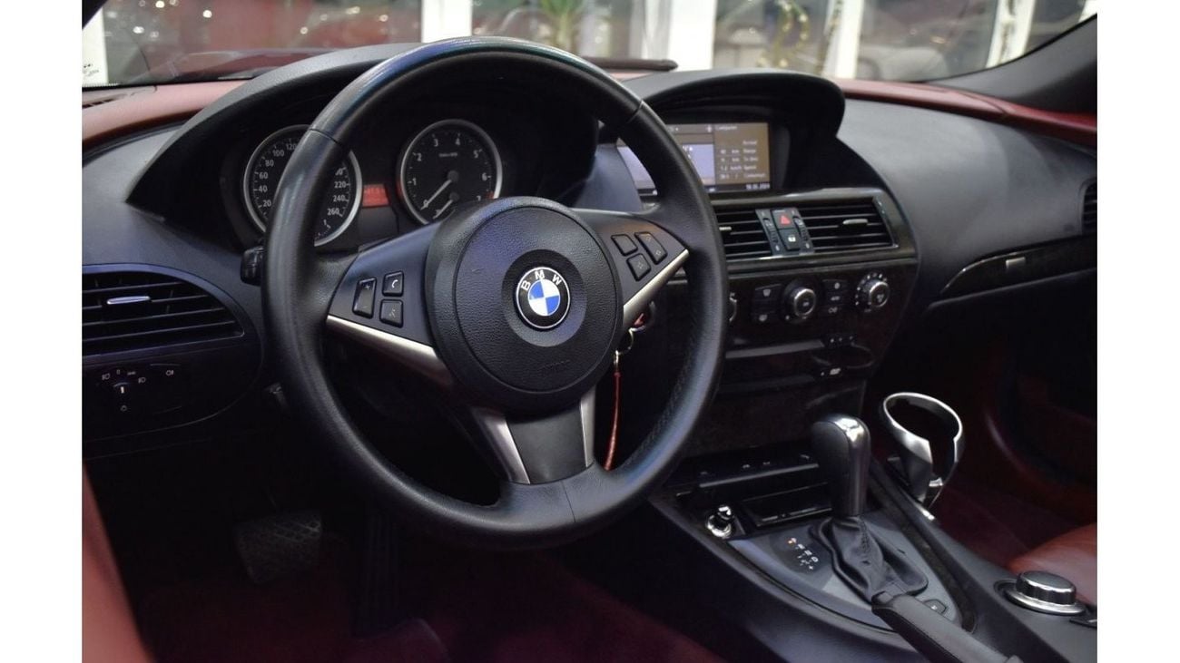 BMW 650i EXCELLENT DEAL for our BMW 650i Convertible ( 2006 Model ) in Silver Color GCC Specs