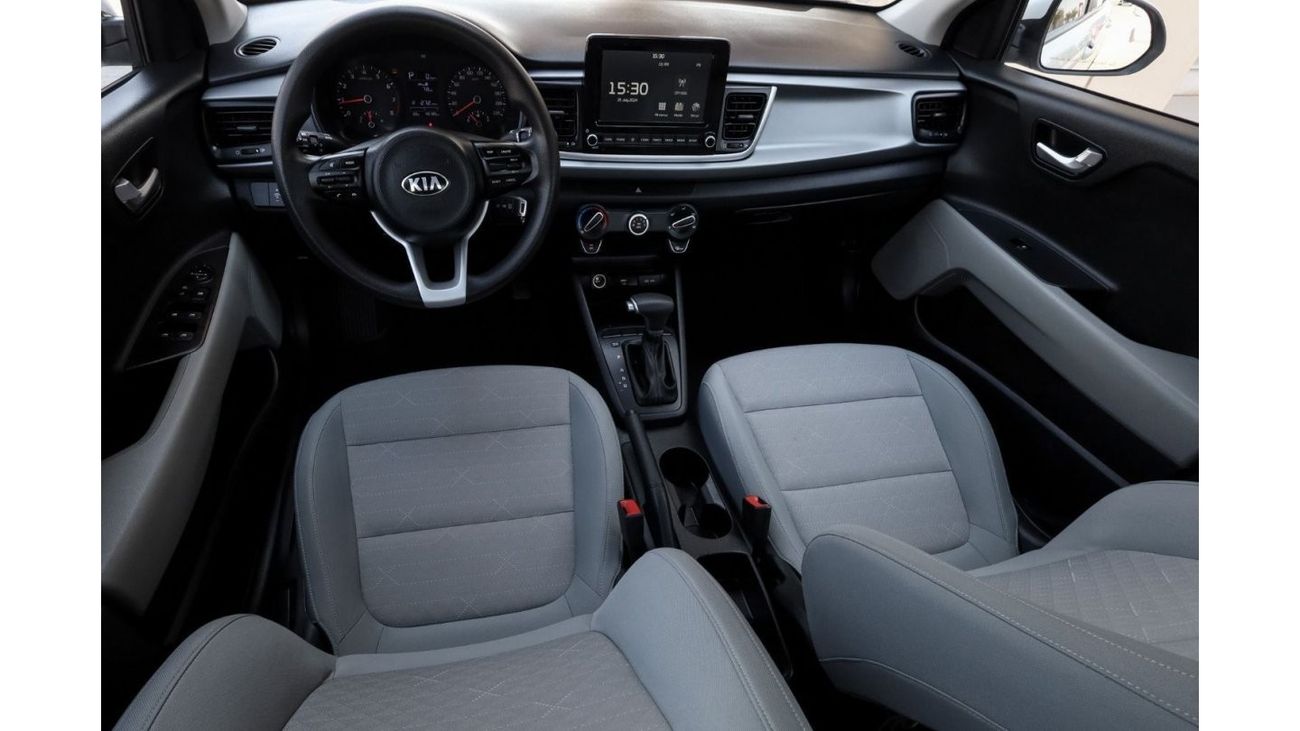 كيا ريو Kia Rio 2021 GCC under Agency Warranty with Flexible Down-Payment/ Flood Free.