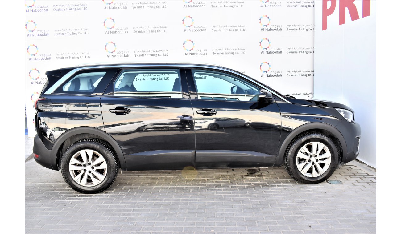 بيجو 5008 1.6L ACTIVE AGENCY WARRANTY UP TO 2023 OR 200000KM 2018 GCC