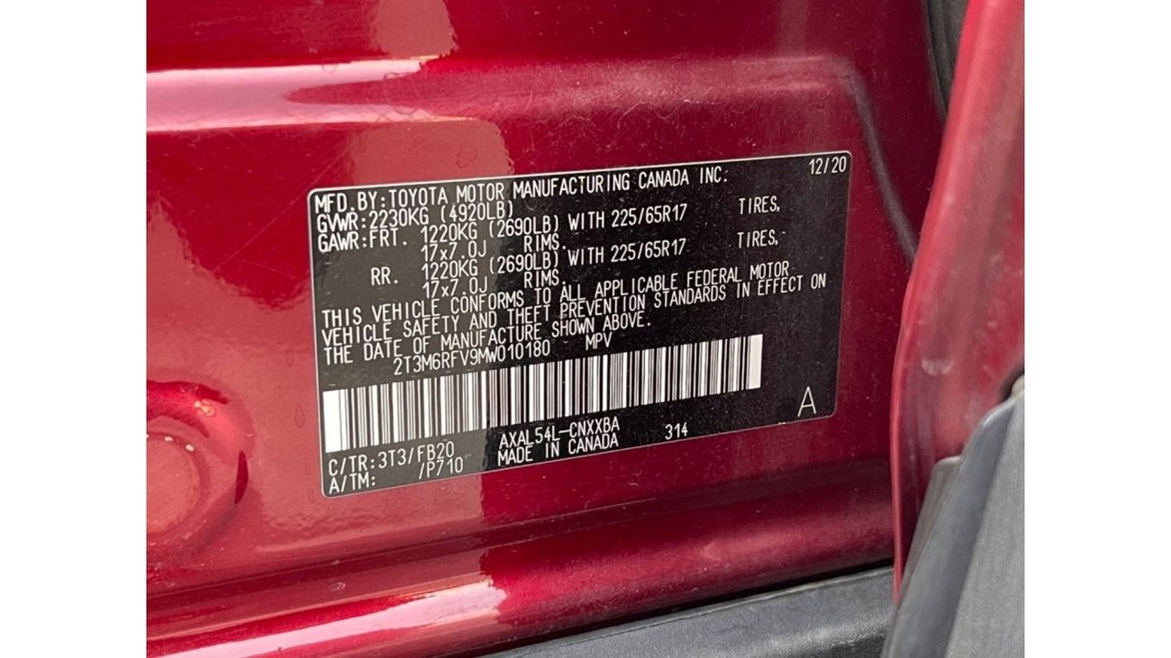 تويوتا راف ٤ 2021 TOYOTA RAV4 LE HYBRID 4x4 IMPORTED FROM USA