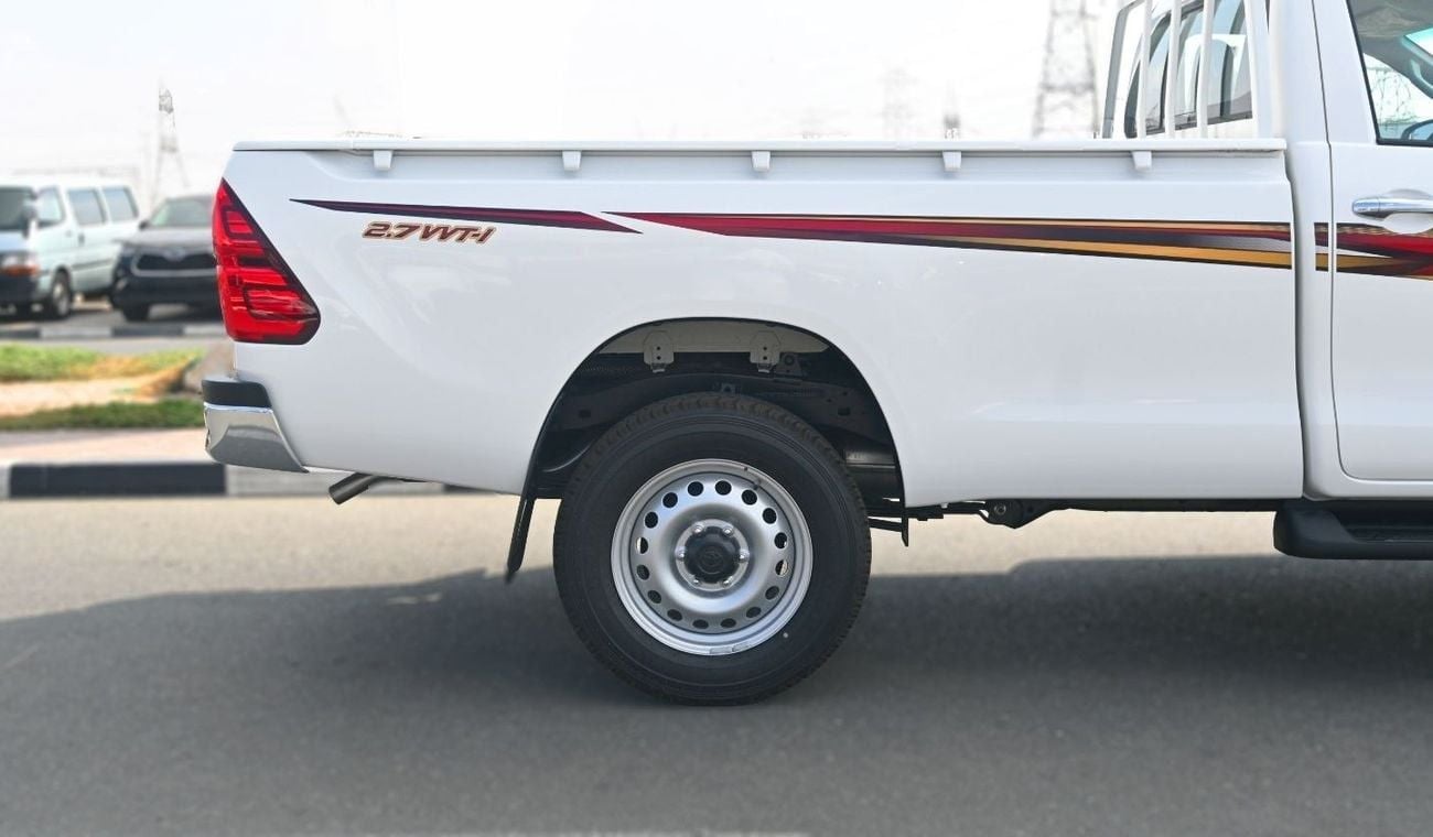 تويوتا هيلوكس Toyota Hilux 2025 2.7L Petrol 4 Cylinders Wheel size 17 inch Single Cab Manual  4WD