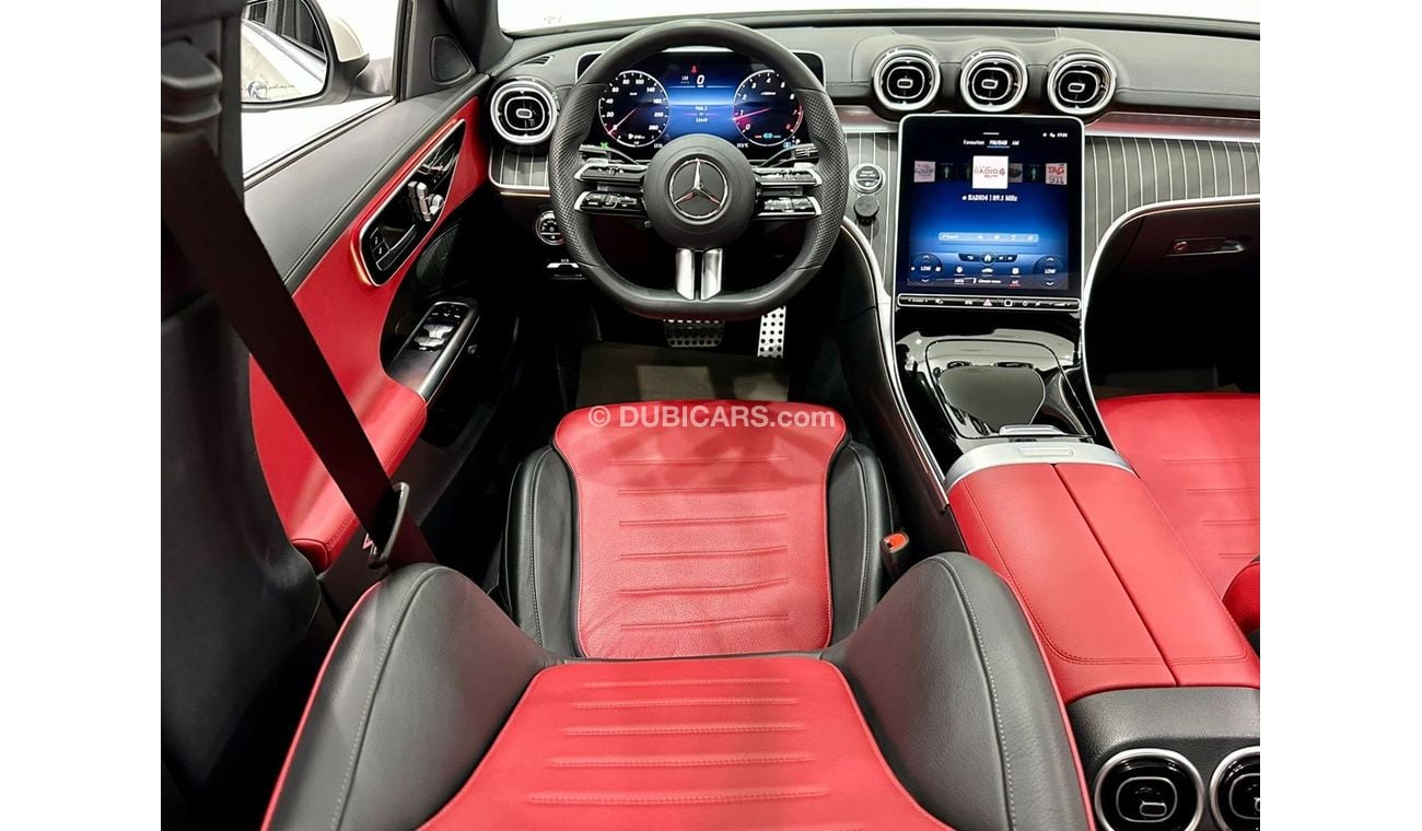 Mercedes-Benz C 200 2022 Mercedes Benz C200 AMG, May 2027 Mercedes Warranty & Service Pack, Full Options, Low Kms, GCC
