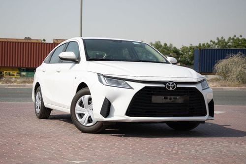 تويوتا يارس 2024 Toyota Yaris E 1.5 - White Inside Dark Brown | Export Only