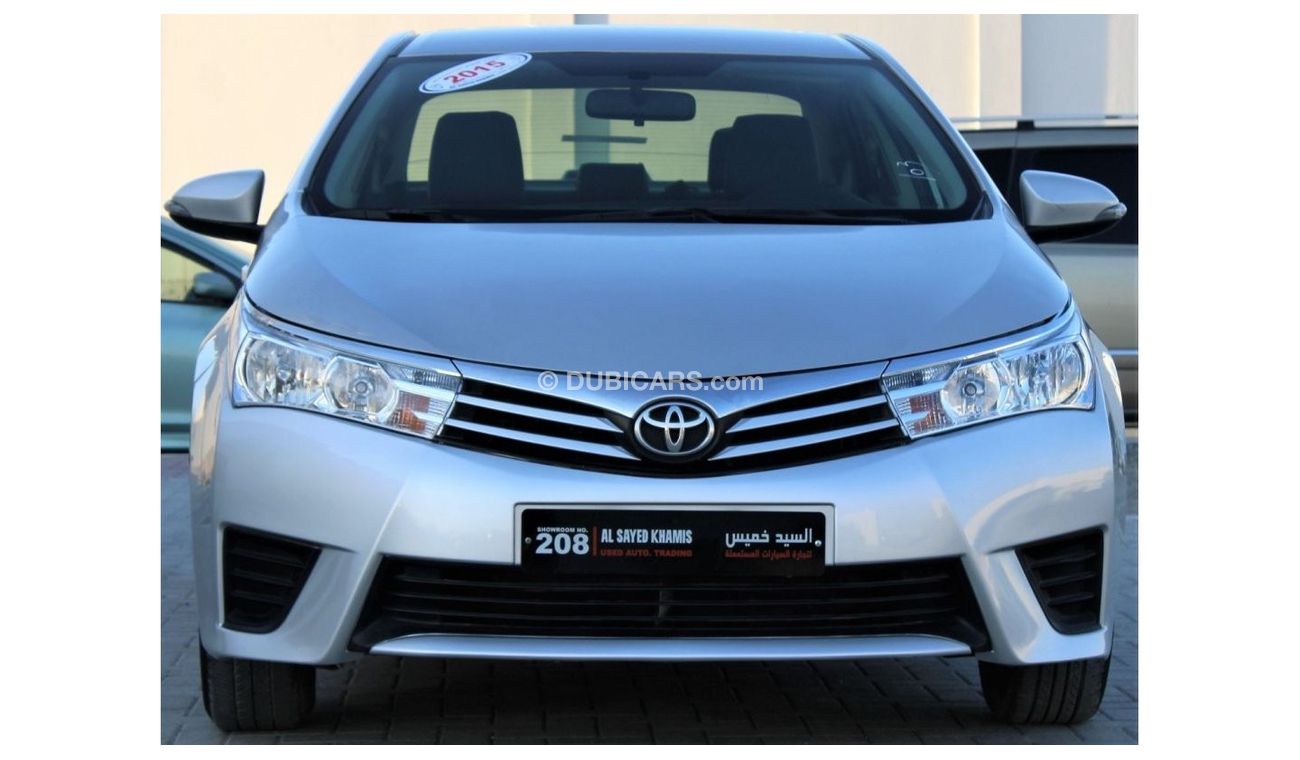 Toyota Corolla SE SE Toyota Corolla 2015 in excellent condition, without accidents
