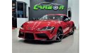 Toyota Supra GR TOYOTA SUPRA 2022 GCC UNDER AL FUTTAIM WARRANTY ONLY 13K KM FOR 219K AED