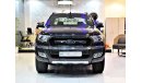 Ford Ranger AGENCY WARRANTY FULL SERVICE HISTORY! Ford Ranger WildTrak 4x4 2017 Model!! Black Color! GCC Specs