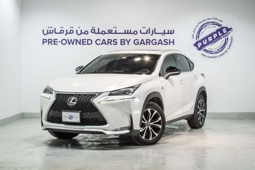 لكزس NX200t إف سبورت بلاتينيوم | 2.0 طن | توب موديل | دول مجلس التعاون الخليجي