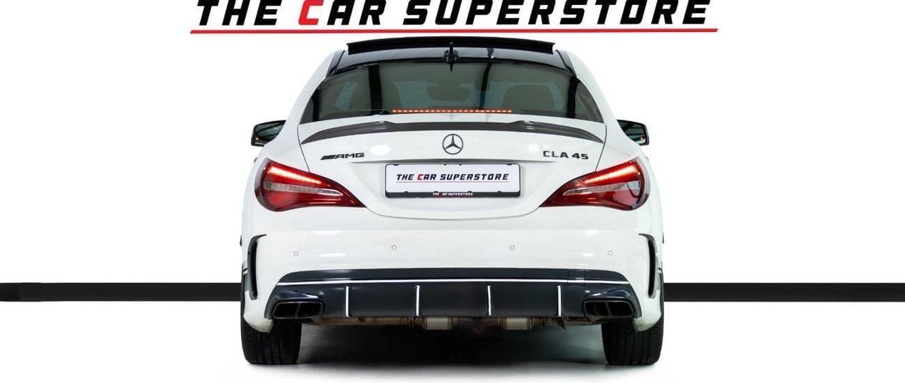 Mercedes-Benz CLA 45 AMG Std 2.0L Low Mileage-Red Accents-Sports Exhaust-AMG Sport Design Rims- Red Calipers