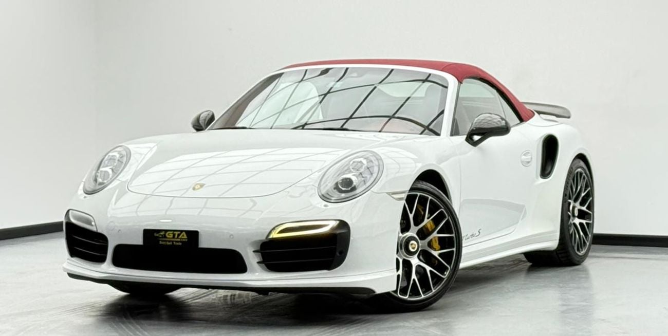بورش 911 Turbo S 3.8L (530 HP) Convertible 2015 Porsche 911 Turbo S Cabriolet ,Service History ,Excellent Con