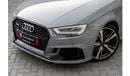 Audi RS3 | 3,396 P.M (4 Years)⁣ | 0% Downpayment | Pristine Condition!