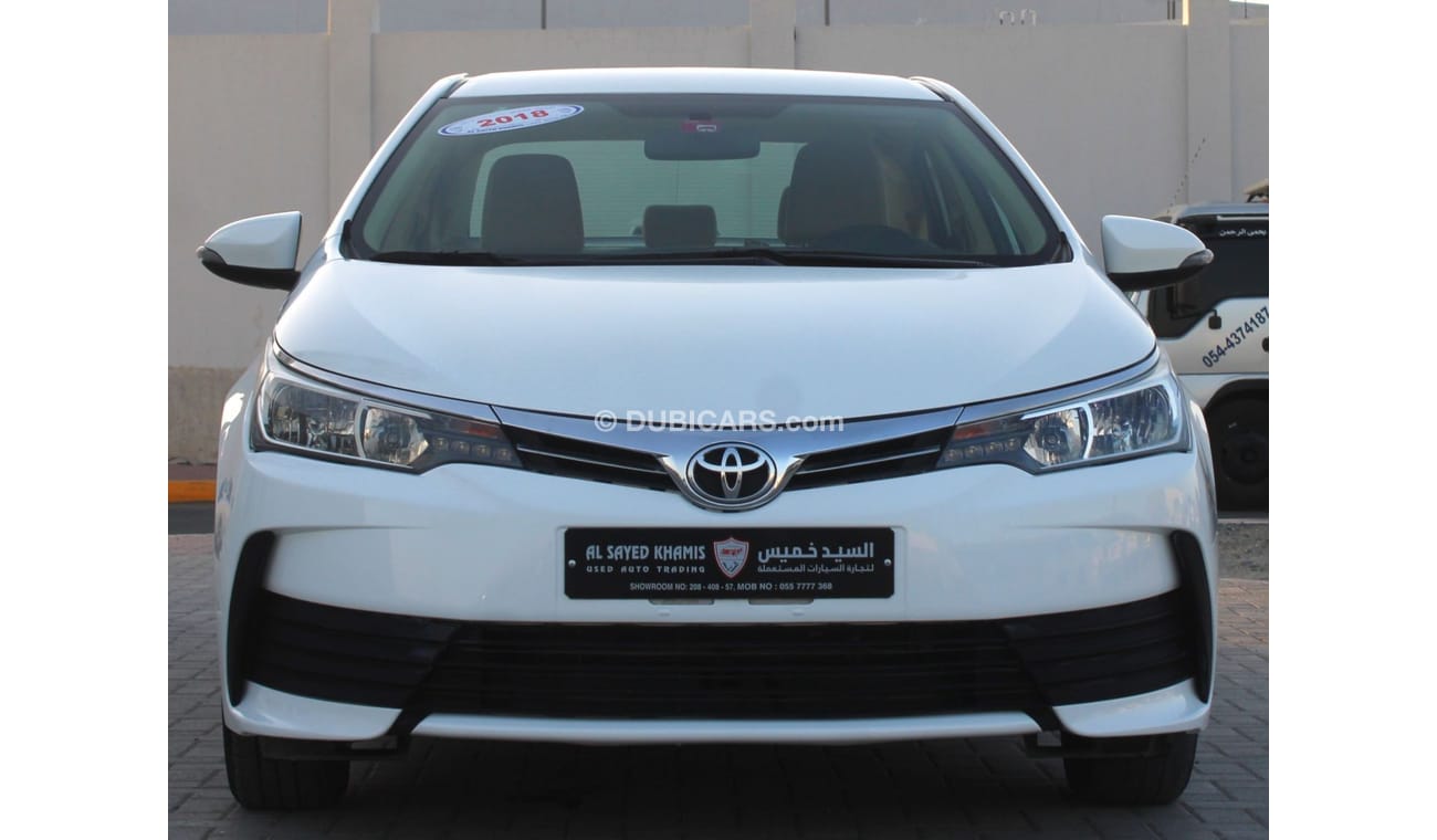 Toyota Corolla SE Toyota Corolla 2018 GCC, in excellent condition
