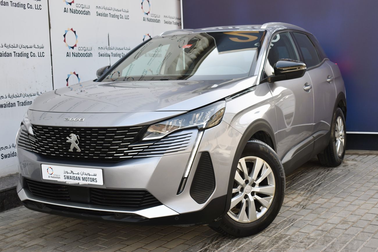 بيجو 3008 AED 1439 PM | 1.6L ACTIVE GCC AGENCY WARRANTY UP TO 2026 OR 100K KM