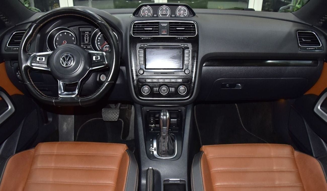 Volkswagen Scirocco EXCELLENT DEAL for our Volkswagen Scirocco 2.0 TSi ( 2016 Model ) in Brown Color GCC Specs