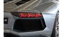 لامبورغيني أفينتادور Lamborghini Aventador Roadster LP700-4 Coupe | 2014 - GCC - Very Low Mileage