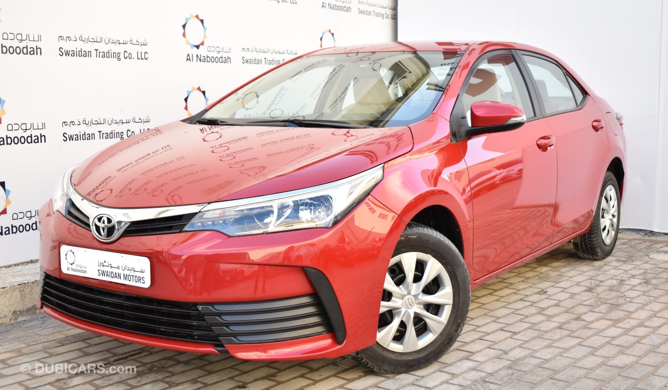 Toyota Corolla 1.6L SE 2018 GCC SPECS WITH DEALER WARRANTY