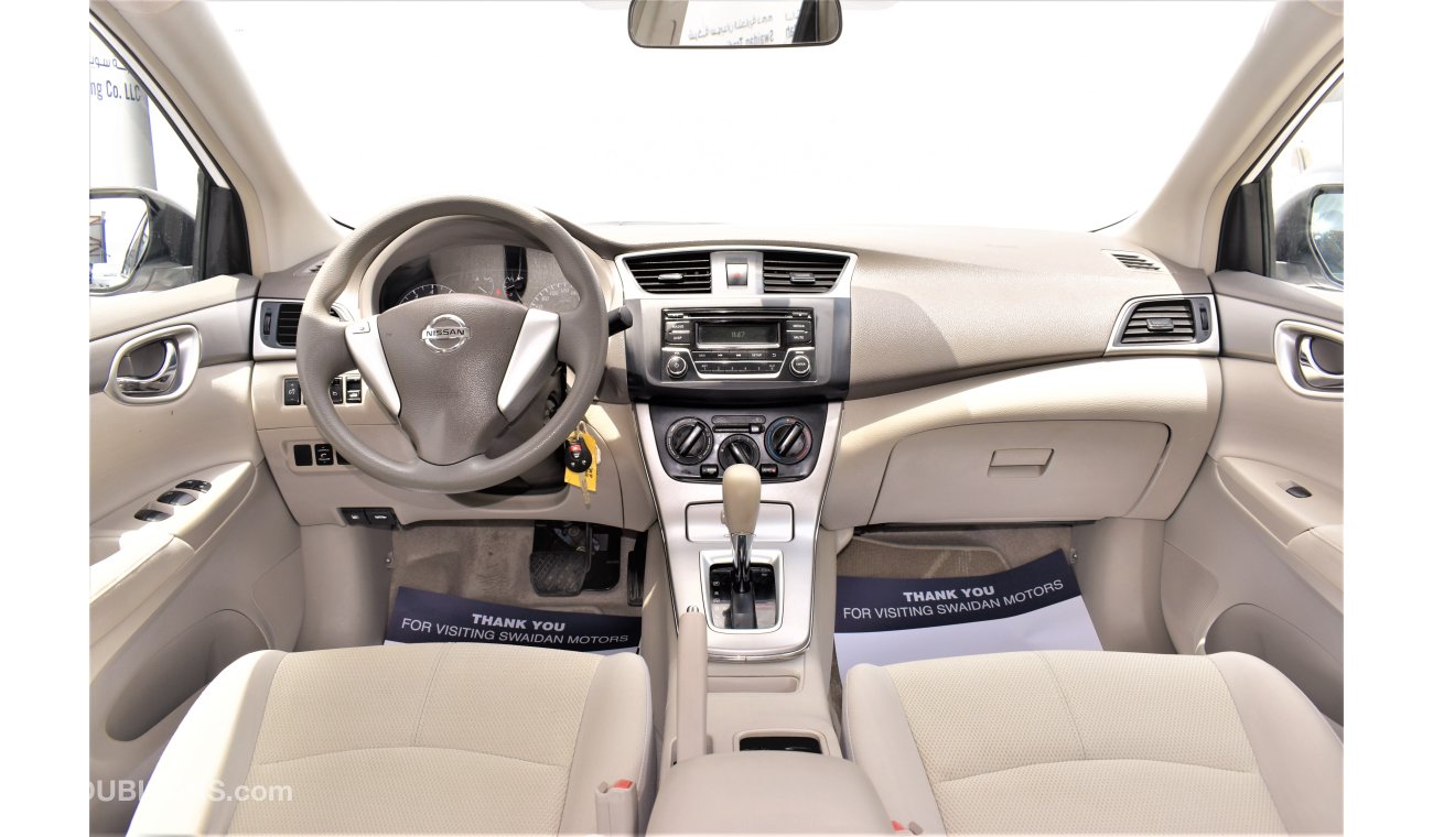 Nissan Sentra AED 840 PM | 0% DP | 1.6 S GCC WARRANTY