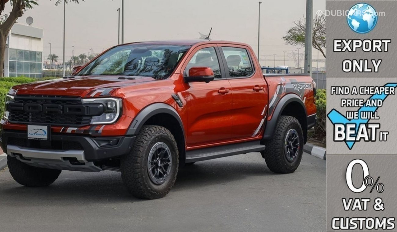 فورد رانجر Raptor V6 3.0L Ecoboost 4X4 , 2024 GCC , 0Km , (ONLY FOR EXPORT)