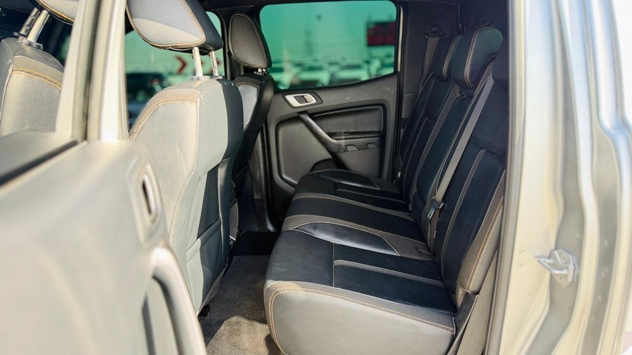 فورد رانجر 2021| 2.0L DIESEL ENGINE | AT | RHD | DOUBLE CABIN | WILDTRAK | ROLL BAR | BOOT SHUTTER | TRUNK BED