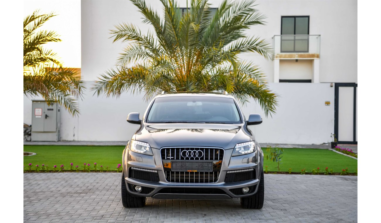 أودي Q7 S-Line Supercharged - 2 Y Warranty - GCC - AED 1,419 Per Month - 0% Downpayment