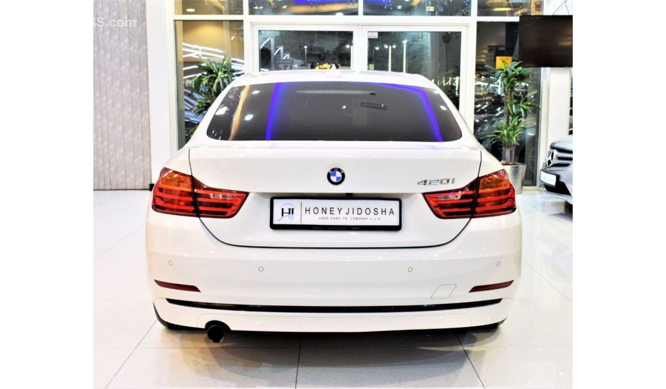 بي أم دبليو 420 ONLY 84000 KM! BMW 420i Gran Coupe 2015 Model!! in White Color! GCC Specs
