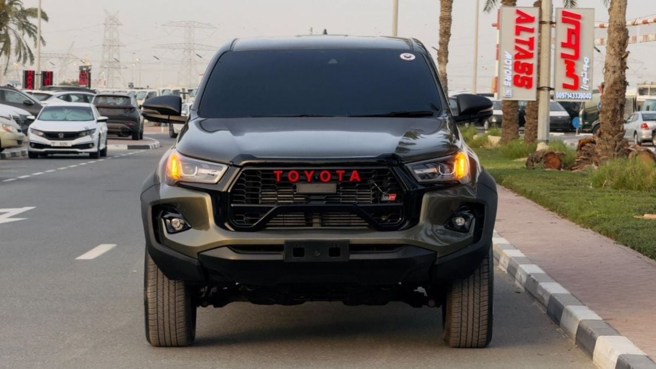 Toyota Hilux 2024 GR SPORTS | OLIVE GREEN | 2.8L DIESEL | RHD | 2023 | 360 VIEW CAMERA