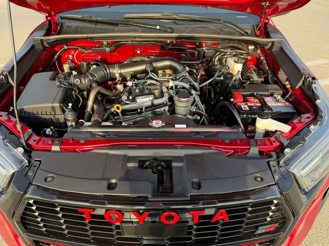 Toyota Hilux GR SPORT 2022 Toyota Hilux Modified - 2.7L V4 AWD -GCC- Full Off Road Rollbar - Rear CAM & Multi Me