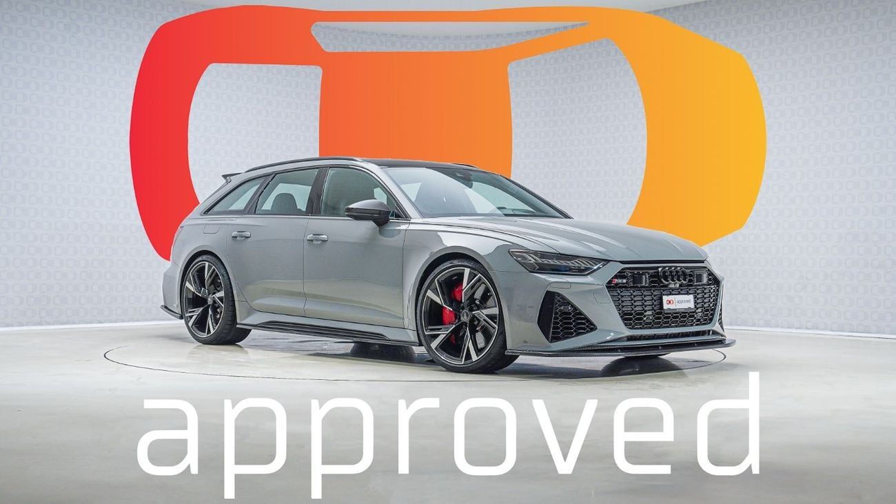 Audi RS6 TFSI quattro 4.0L | AED 4,913 PM | Warranty March 2026 | GCC