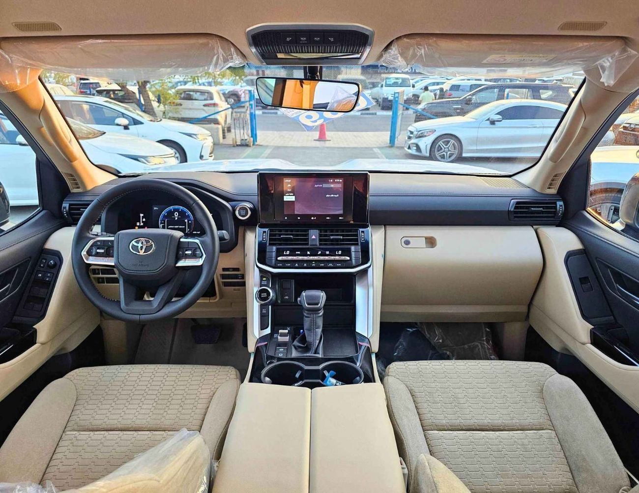 تويوتا لاند كروزر GXR TWIN TURBO / 3.5L V6 PETROL 4WD / DRIVER POWER SEAT/ FABRIC SEATS/ CODE # GXR-G