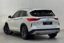 Infiniti QX50 Luxury 2.0L 4WD 2021 Infiniti QX50, 1 Year Warranty + Service Package, Full Service History, GCC