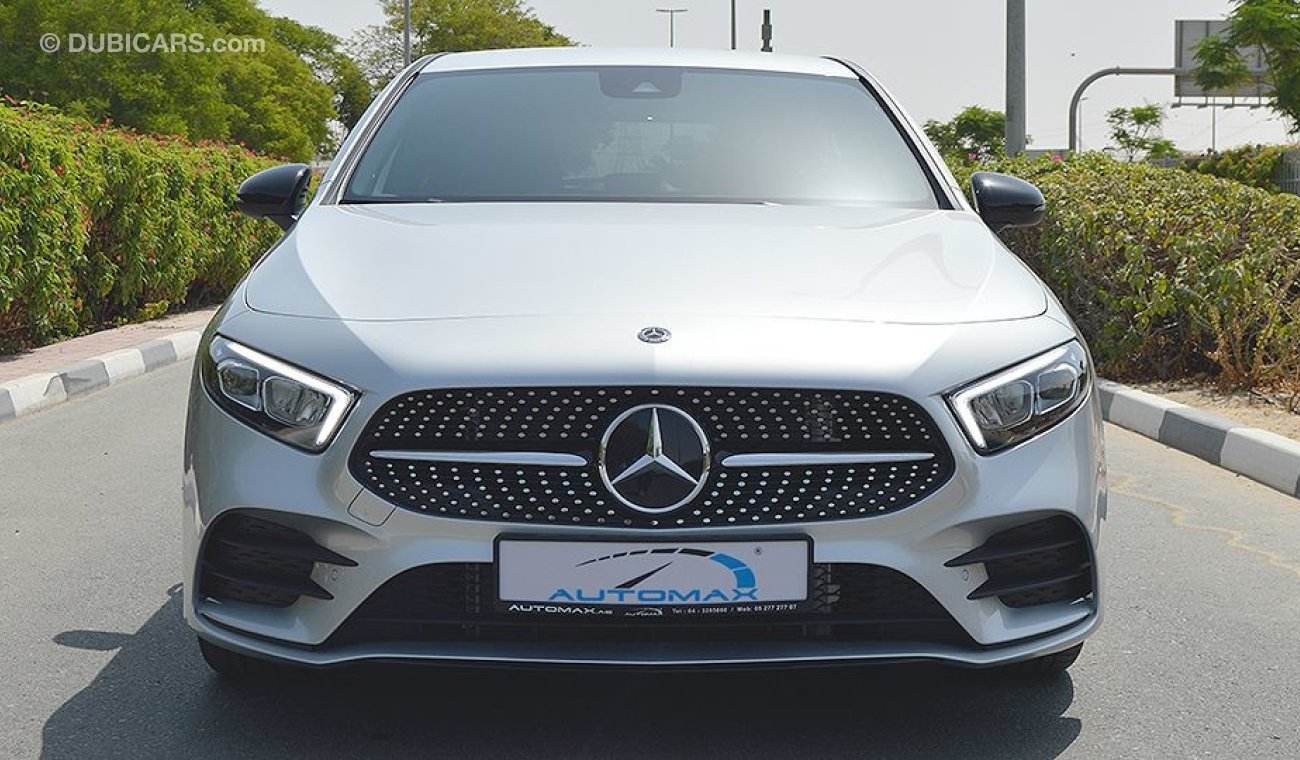 مرسيدس بنز A 200 AMG 2019, V4-Turbo GCC, 0km with 2 Years Unlimited Mileage Warranty