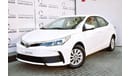 Toyota Corolla AED 929 PM | 2.0L SE GCC DEALER WARRANTY