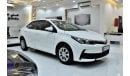 Toyota Corolla EXCELLENT DEAL for our Toyota Corolla SE 1.6L ( 2019 Model ) in White Color GCC Specs