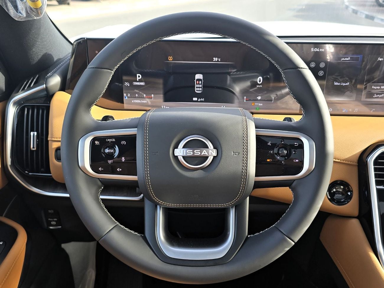 Nissan Patrol Nissan Patrol LE Platinum City 3.5l Twin turbo petrol A/T 4WD SUV White  Color Inside Tan GCC 2026 M