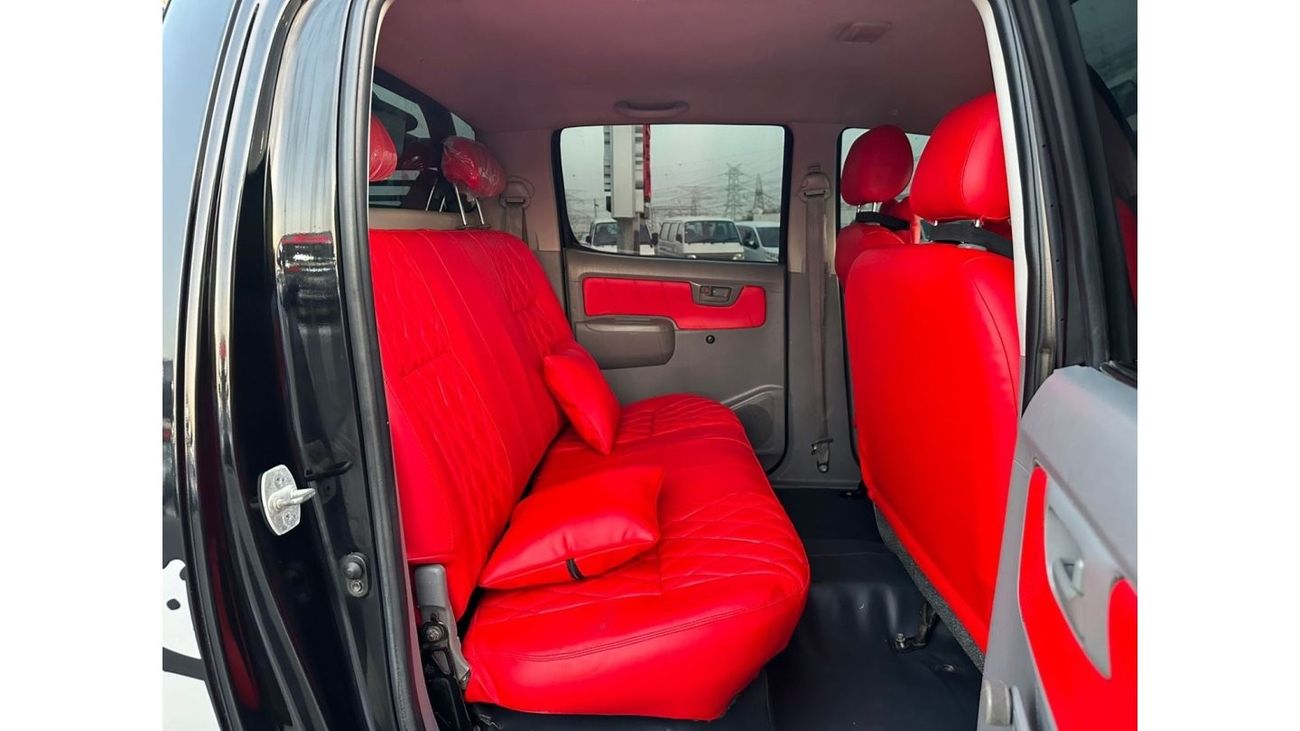 Toyota Hilux DOUBLE CABIN | PREMIUM SPORTS BAR WITH BASKET | 2009 | 2.7L PETROL | LHD | MANUAL | RED INTERIOR