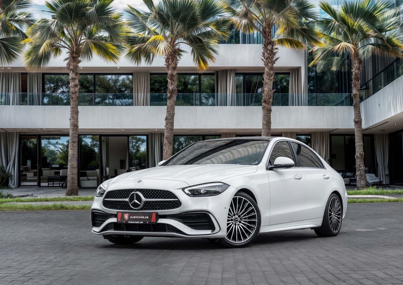 مرسيدس بنز C 200 AMG | 3,525 P.M | 0% Downpayment | Agency Warranty!