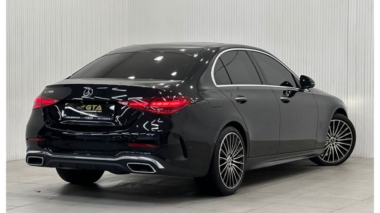 Mercedes-Benz C 200 2024 Mercedes C200 Premium Plus, SEP 2028 Gargash Warranty + Service Contract, GCC