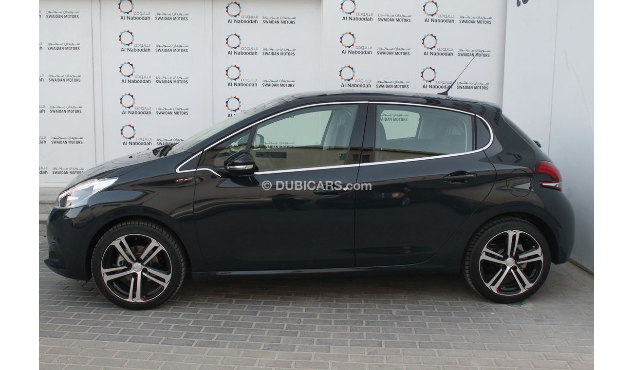 بيجو 208 1.6L GT LINE 2018 VERY LOW MILEAGE