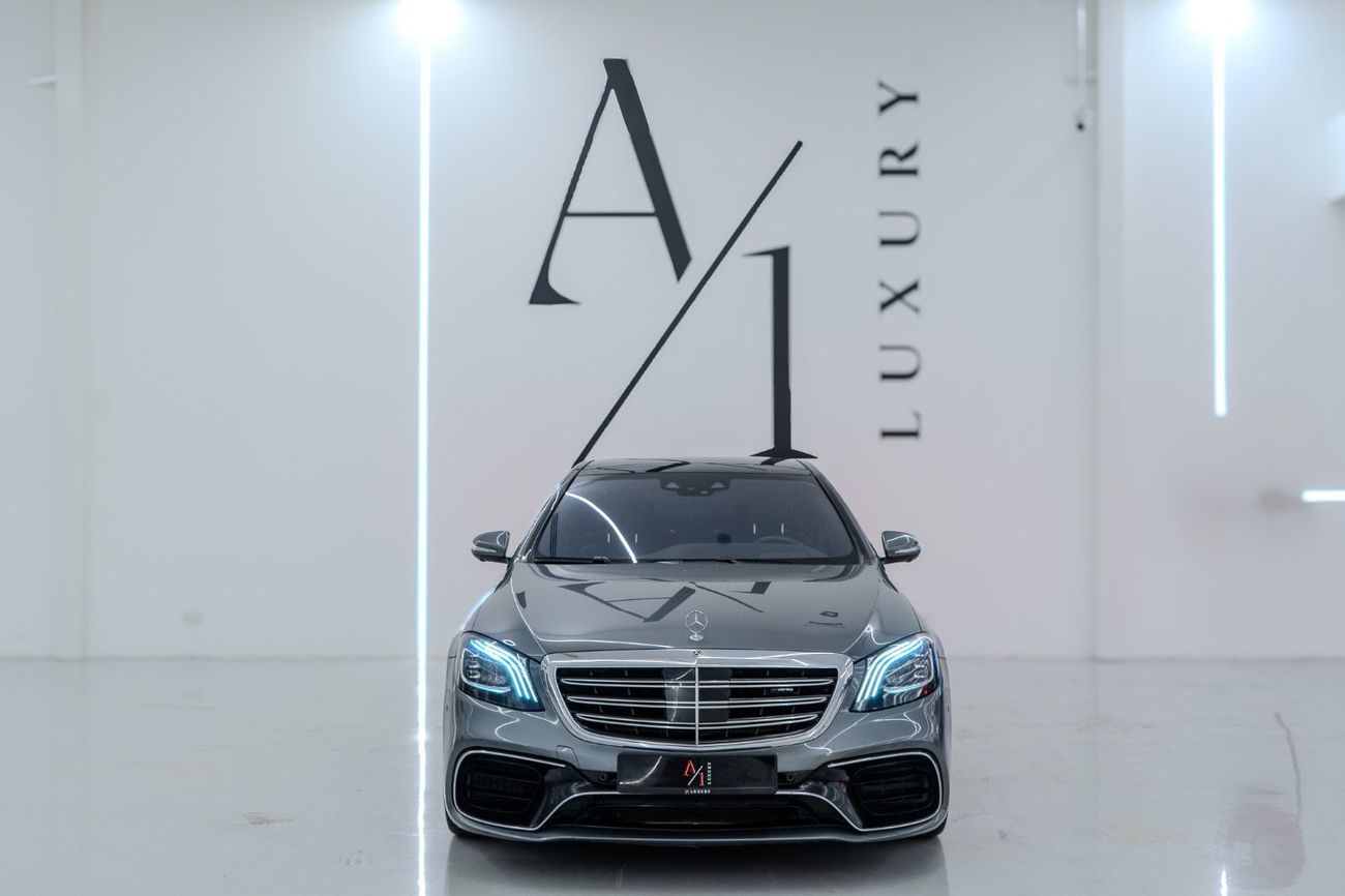 مرسيدس بنز S 63 AMG 2018 Mercedes S63, V8 Biturbo 4Matic+, Warranty, Excellent Condition, Korean Specs