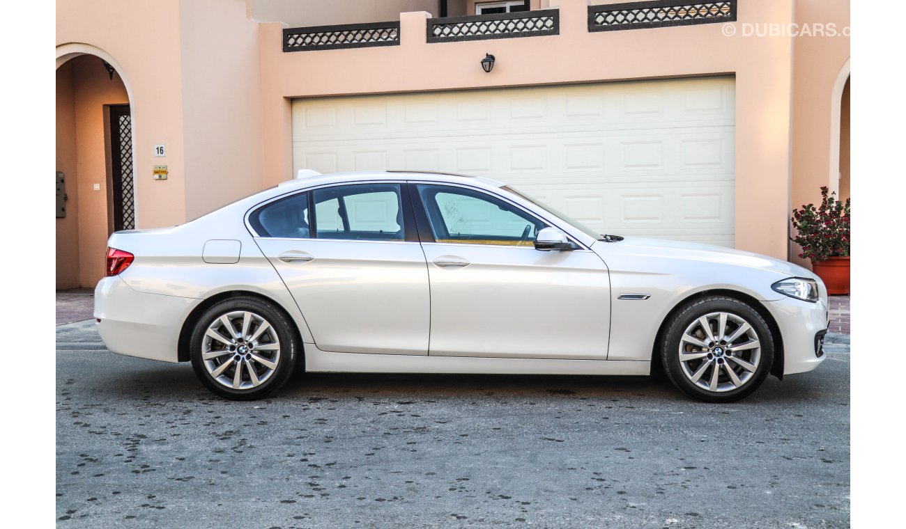 BMW 520i i 2016 GCC Warranty with Zero Down-Payment.