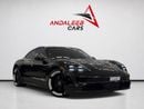 بورش تايكان AED 3,520 P.M | 0% DOWN PAYMENT | PORSCHE TAYCAN STANDARD | EV | 2023 | AMERICAN SPECS