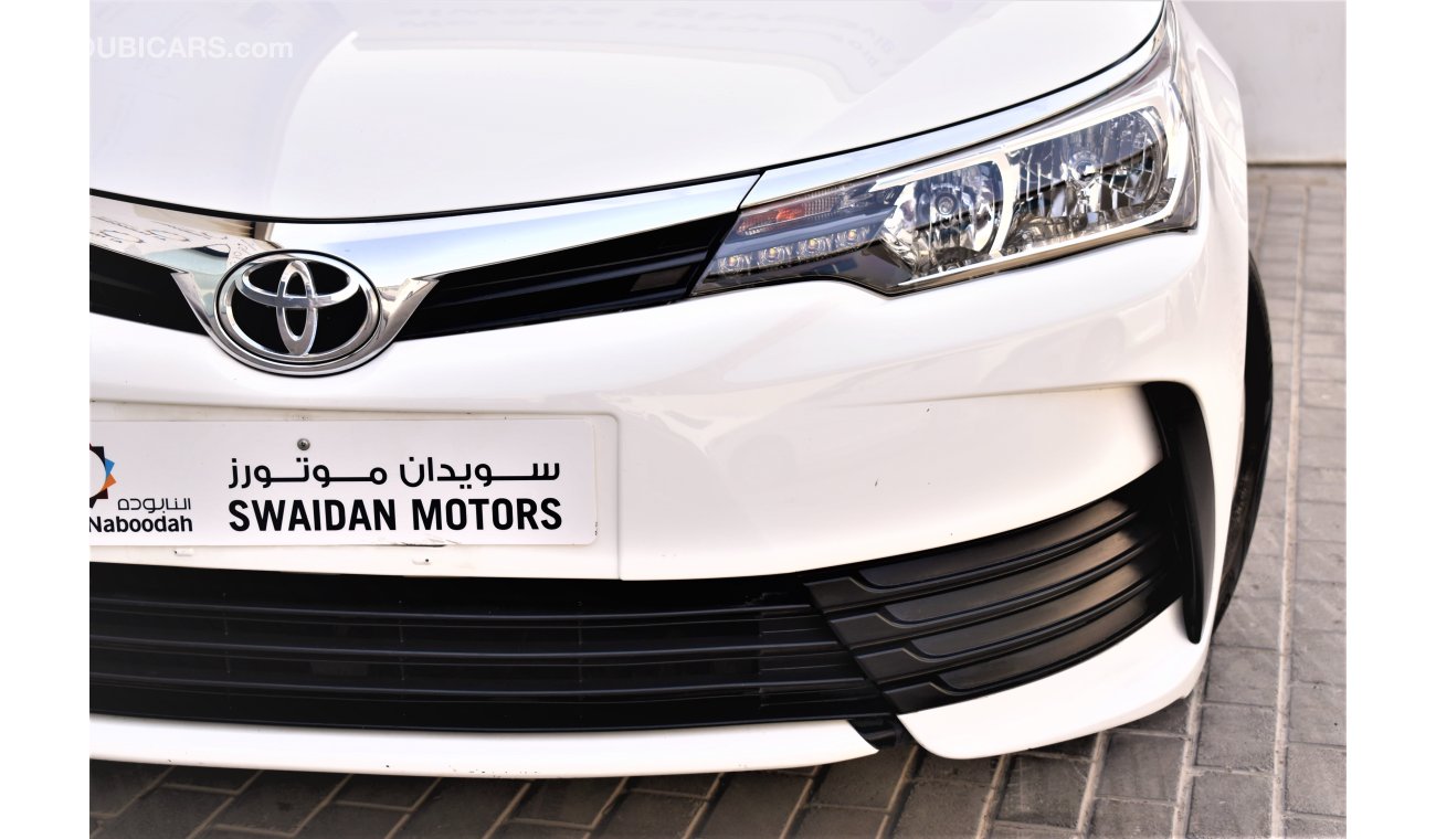 Toyota Corolla AED 1233 PM | 2.0L SE GCC WARRANTY