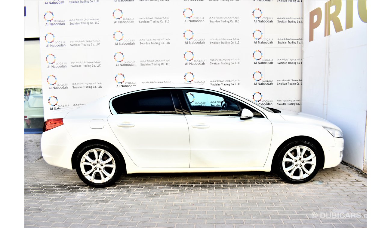 بيجو 508 1.6L ALLURE 2015 GCC SPECS WITH SUNROOF LETHER SEATS NAVIGATION