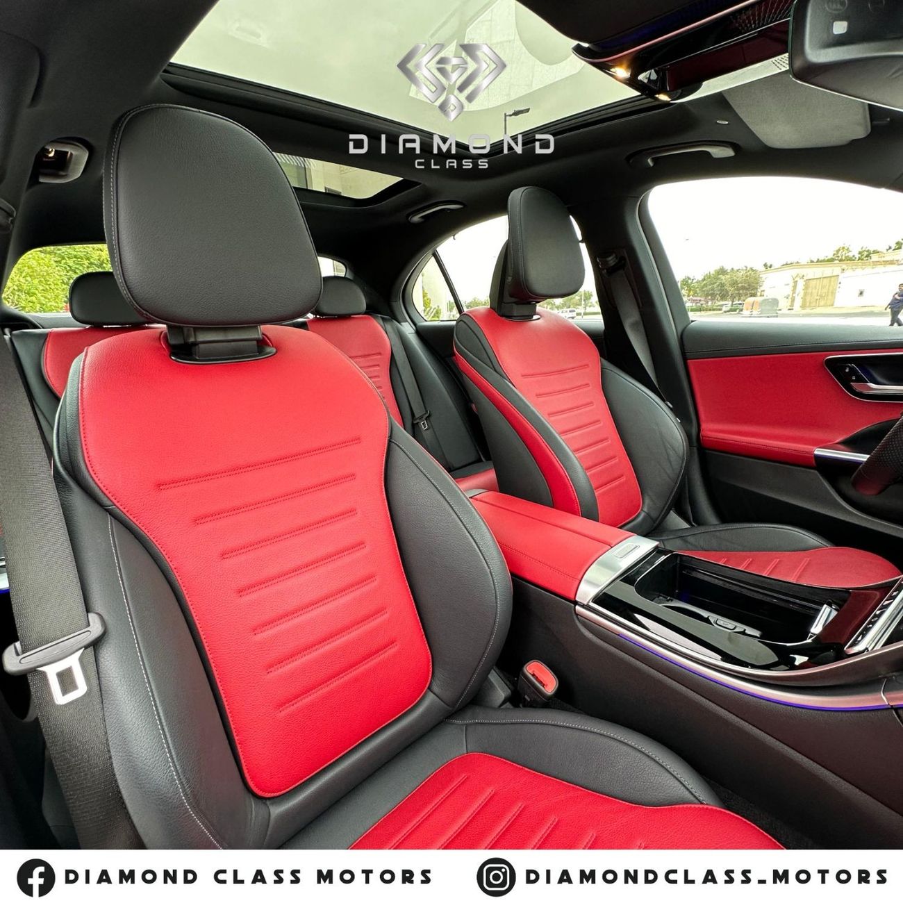 Mercedes-Benz C 200 Mercedes C200 AMG Panoramic  Full Option  GCC 2023 5 years Warranty