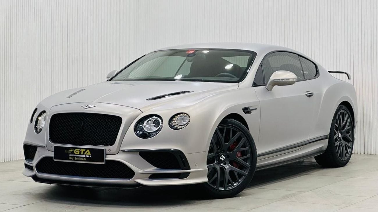 Bentley Continental GT 1/710 2017 Bentley Continental GT SuperSport, 2024 Agency Warranty + One Service Remaining, GCC