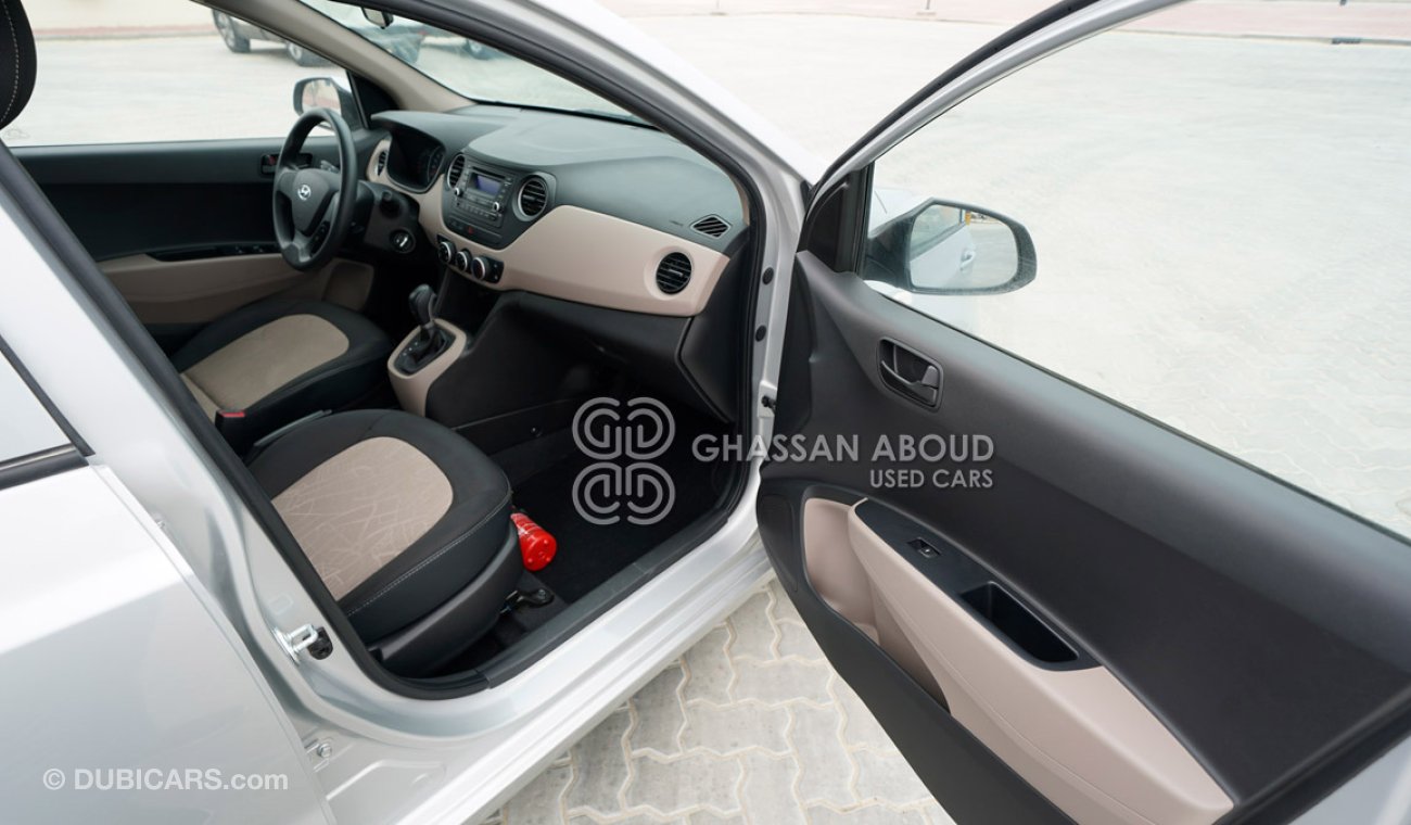 هيونداي i10 CERTIFIED VEHICLE WITH DELIVERY OPTION; HYUNDAI I-10(GCC SPECS)WITH WARRANTY(CODE : 73080)