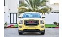 GMC Sierra Desert Fox -Agency Warranty! Low Kms! GCC - AED 3,047 per month - 0% D.P