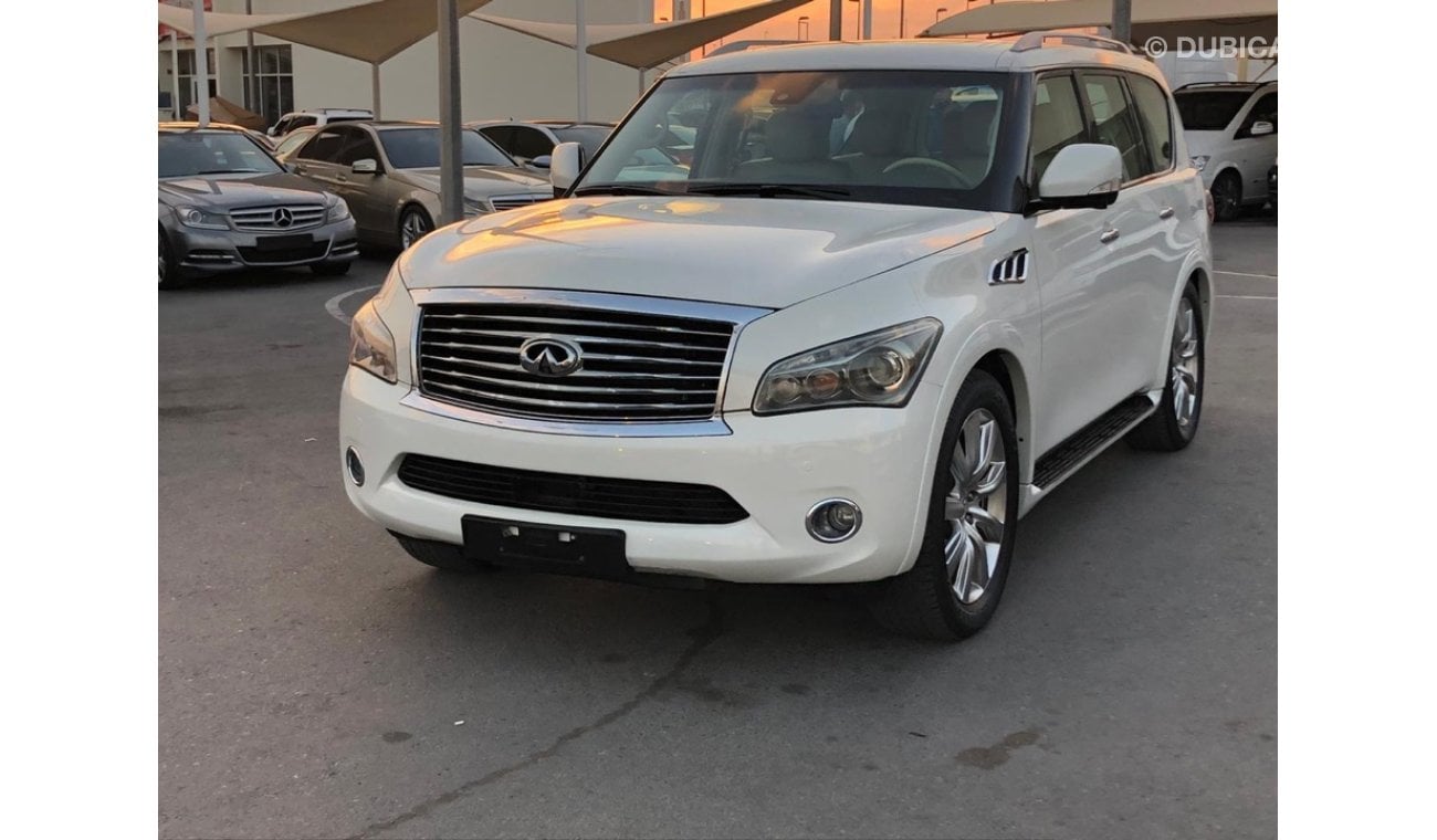 إنفينيتي QX56 موديل 2011 خليجي فل مواصفات   ردار ومثبت سرعه و5كاميرات وشاشات خلفيه وبصمه وتحكم كهربي كامل