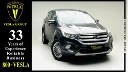 Ford Escape LEATHER SEAT + ALLOY WHEELS + NAVIGATION / GCC / 2017 / DEALERS WARRANTY UP 100,000 KM/ 984 DHS PM