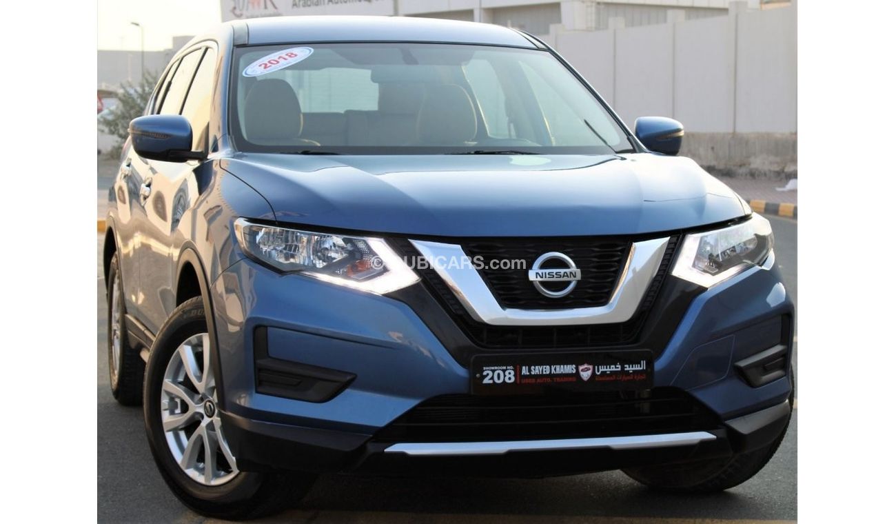 Nissan XTrail Nissan X-Trail 2018 GCC No. 2 in excellent condition, without paint, without accidents, very clean f