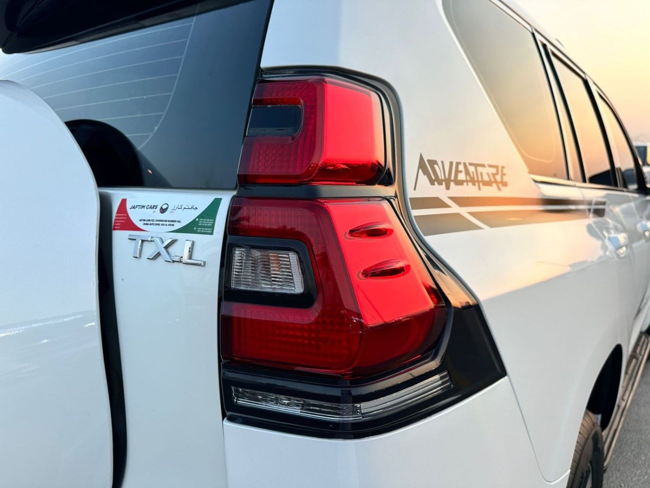 Toyota Prado MODIFIED TO PRADO 2023 | TEXTURED LEATHER SEATS | 2.7L PETROL | 2017 | TESLA SCREEN | LHD | REAR VIE